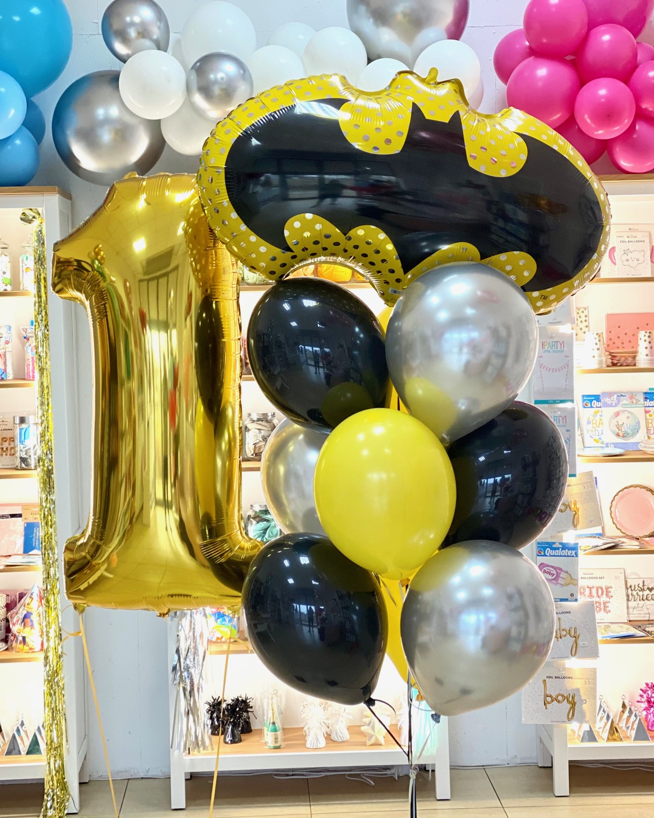Balony z helem na urodziny BATMAN