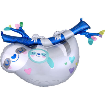 balon-foliowy-leniwiecmama-z-dzieckiem-z-helem-helovebalony-36cm