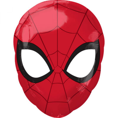 Balon foliowy maska Spider-Man z helem 43cm, ANAGRAM