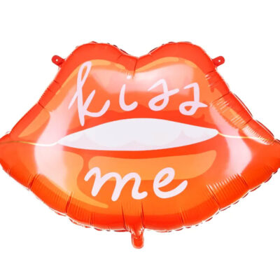 Balon foliowy usta z helem Kiss Me