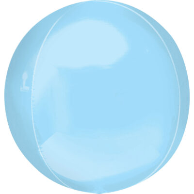 Balon foliowy kula ORBZ pastelowy niebieski 40cm, ANAGRAM