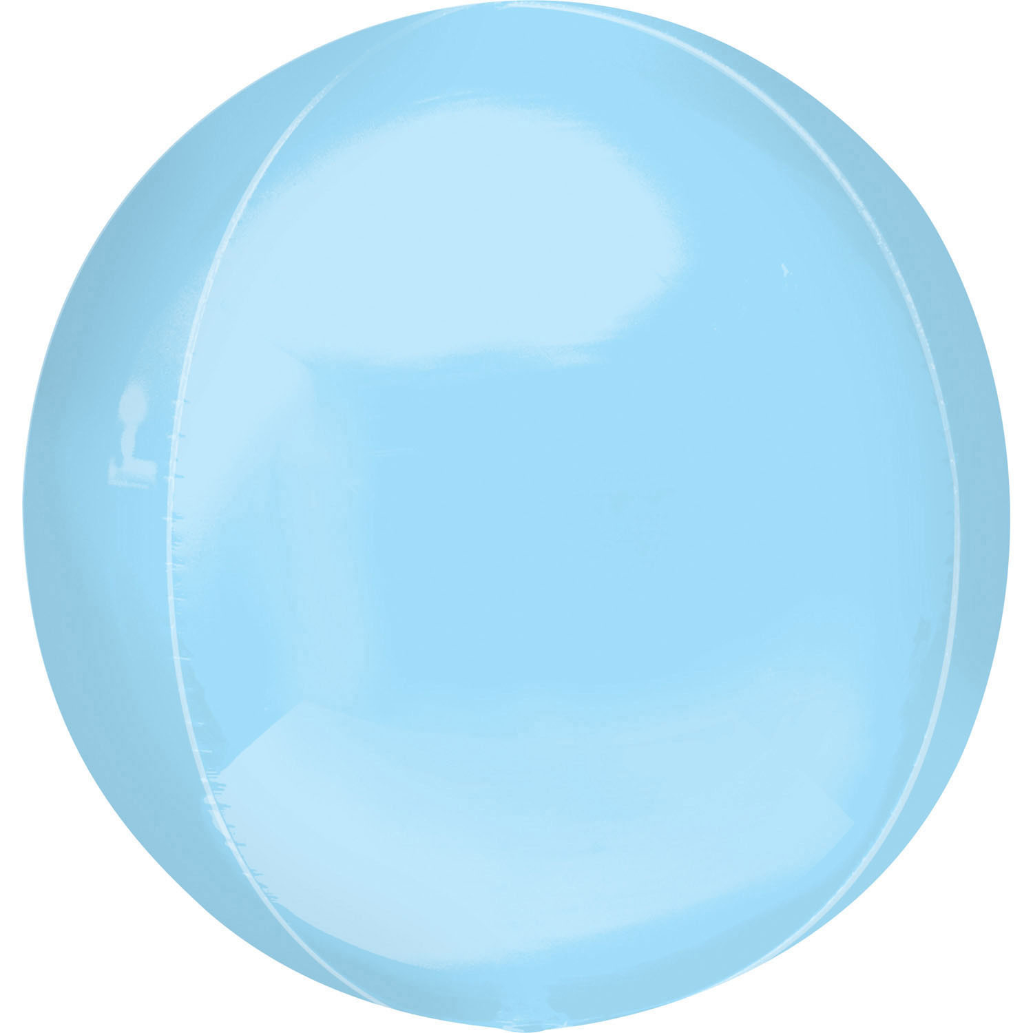Balon foliowy kula ORBZ pastelowy niebieski 40cm, ANAGRAM