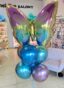 Balon kolorowy motyl balony błyszczące shine