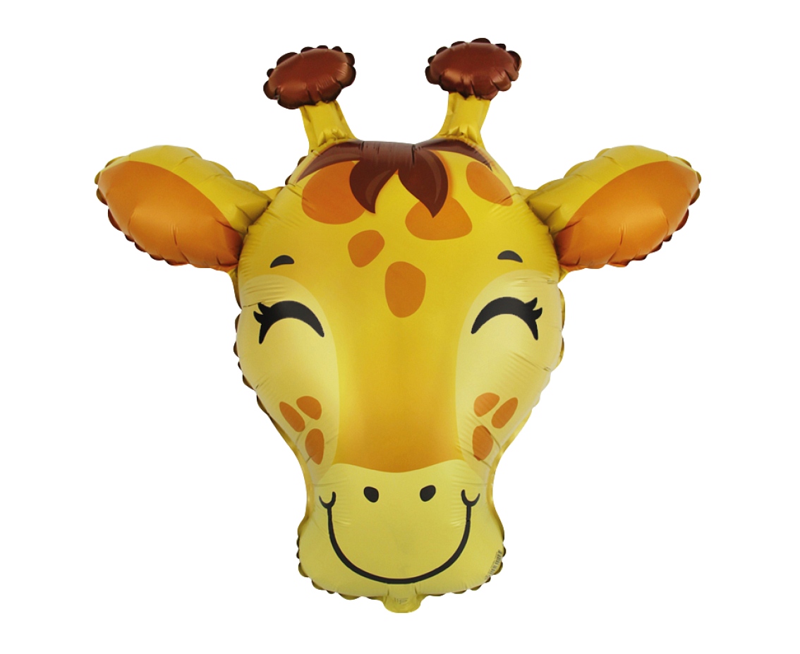 Balon foliowy żyrafa z helem 68cm, FLEXMETAL